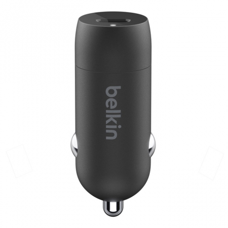 Belkin BoostCharge 30W USB-C Car Charger + USB-C to USB-C cable - Black [1]