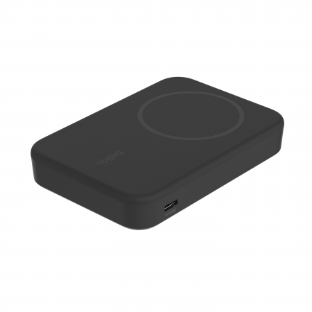 Belkin BOOSTCHARGE PRO 8k Qi2 MagSafe Compatible Powerbank with kickstand - Black [1]
