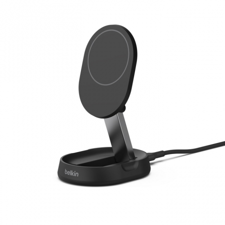 Belkin BOOSTCHARGE PRO Convertible Qi2 15w Magnetic Charging Stand, w/o PSU - Black [6]