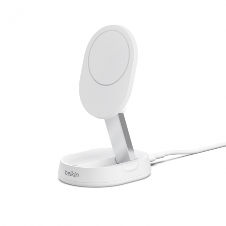 Belkin BOOSTCHARGE PRO Convertible Qi2 15w Magnetic Charging Stand, w/o PSU - White [3]