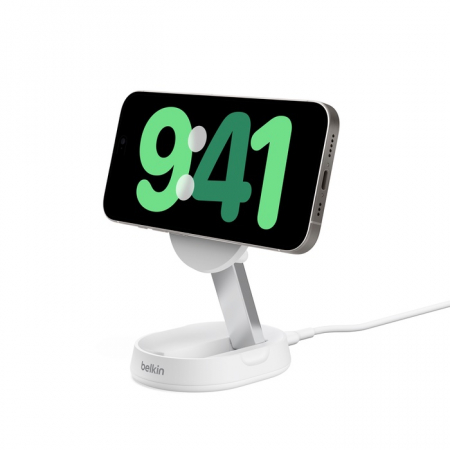 Belkin BOOSTCHARGE PRO Convertible Qi2 15w Magnetic Charging Stand, w/o PSU - White [7]