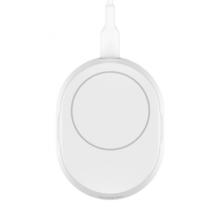 Belkin BOOSTCHARGE PRO Convertible Qi2 15w Magnetic Charging Stand, w/o PSU - White [1]