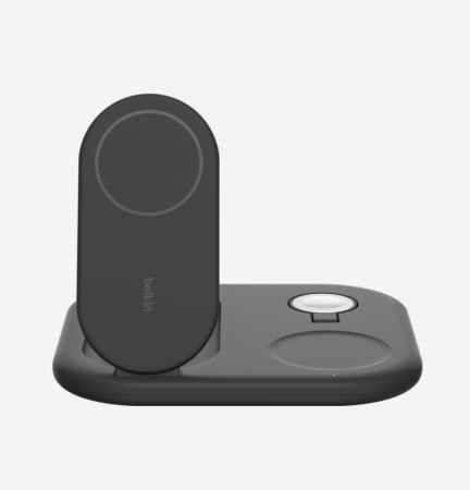 Belkin BOOSTCHARGE Qi2 15w Magnetic 3in1 Stand - Black [1]