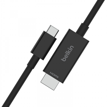 Telefoane & accesorii - Belkin CONNECT Cable USB-C to HDMI 2.1 - 2M - Black