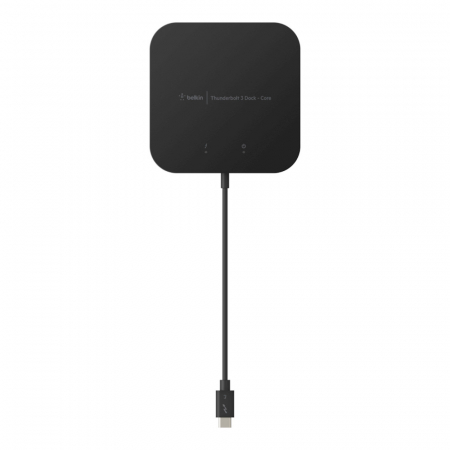 Belkin CONNECT Thunderbolt 3 Core displayport/HDMI 60wPD dock for mac and windows with tethered Thunderbolt cable - Black [2]