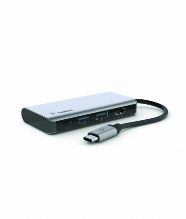 Belkin CONNECT USB-C 4in1 Multiport adapter - Grey [1]