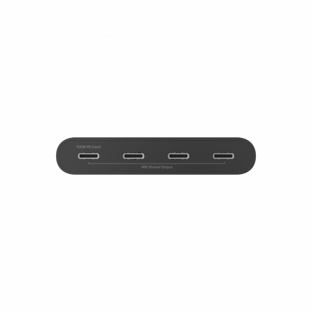 Belkin CONNECT USB-C to 4-Port USB-C Hub - Black [4]