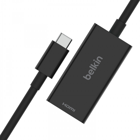Belkin CONNECT USB-C to HDMI 2.1 Adapter (8K, 4K, HDR compatible) - Black [2]