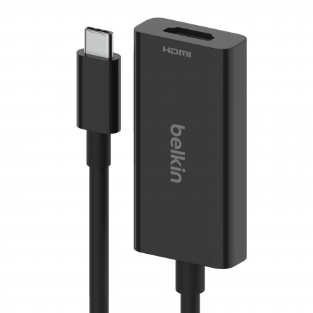 USB Hub - Belkin CONNECT USB-C to HDMI 2.1 Adapter (8K, 4K, HDR compatible) - Black