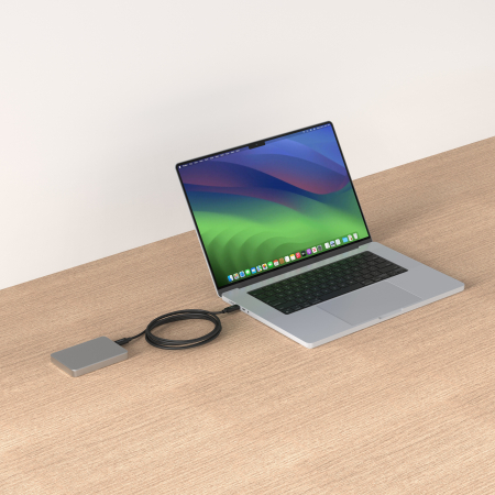 Belkin Connect USB4 Cable, 240W + 20Gbps 2m - Black [1]