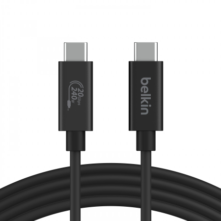 Belkin Connect USB4 Cable, 240W + 20Gbps 2m - Black [0]