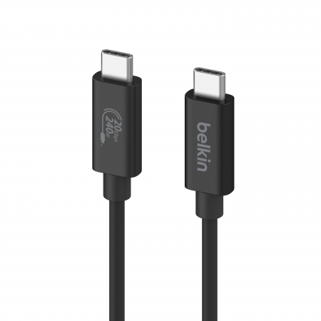 Belkin Connect USB4 Cable, 240W + 20Gbps 2m - Black [4]