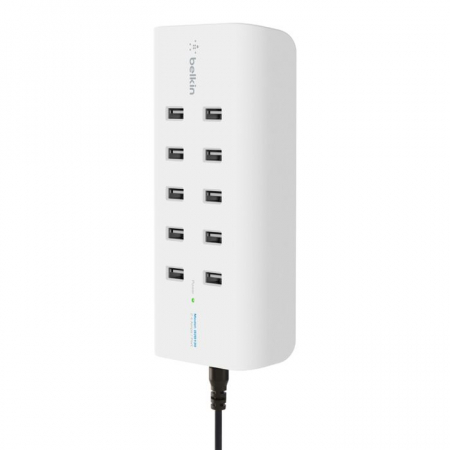 Belkin ROCKSTAR 10-Port 2.4A USB-A Charger - White [1]