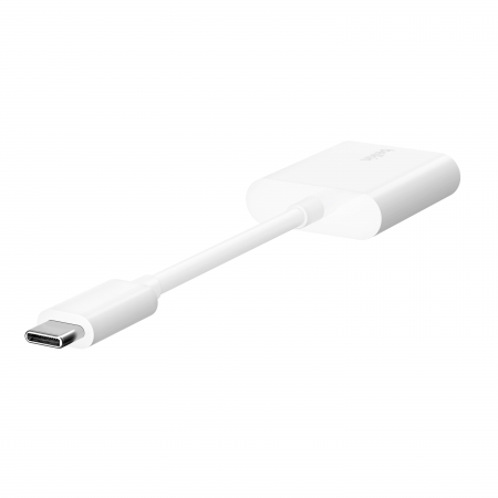 Belkin ROCKSTAR Dual USB-C Audio + Charge Adapter - White [3]