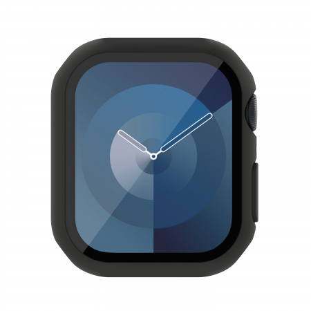 Belkin SCREENFORCE TemperedCurve 2 in 1 AM Screen Protector - Series 4-9/SE - 40/41mm - Black [6]