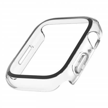 Belkin SCREENFORCE TemperedCurve 2-in-1 Treated Screen Protector + Bumper for Apple Watch Series 7 44mm/45mm - Clear [1]