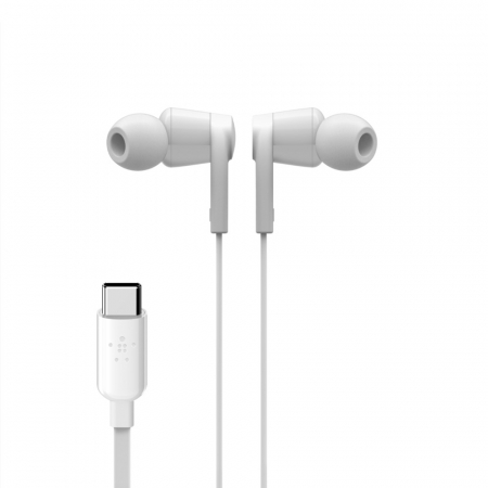 Belkin SOUNDFORM Earphones ROCKSTAR w USB-C - White [8]