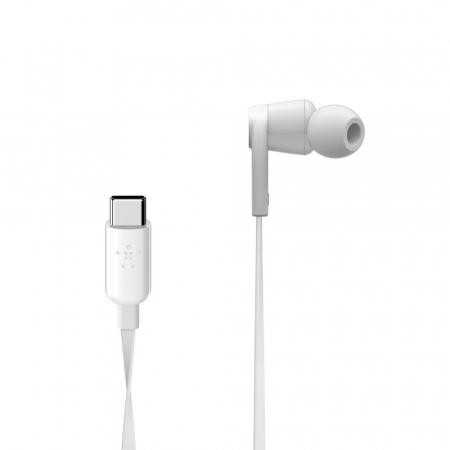 Belkin SOUNDFORM Earphones ROCKSTAR w USB-C - White [7]
