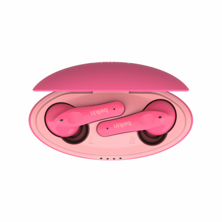 Belkin SOUNDFORM Nano True Wireless Earbuds for Kids - Pink [3]