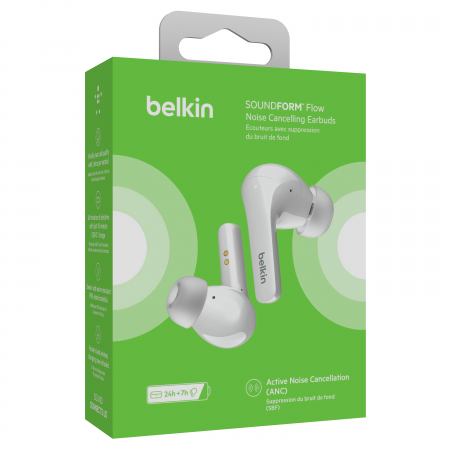 Belkin SOUNDFORM Noise Cancelling Earbuds - White [6]