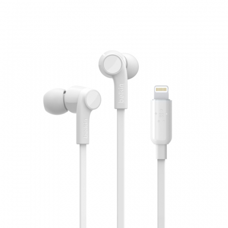 Belkin SOUNDFORM Wired Earbuds with Lightning Connector - White [0]