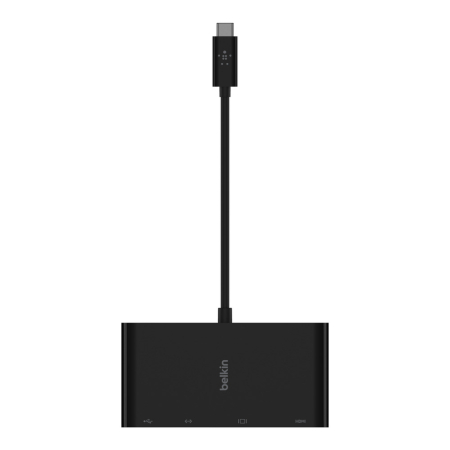 Belkin USB-C Multimedia Adapter (GBE - HDMI - VGA - USB-A) - Black [3]