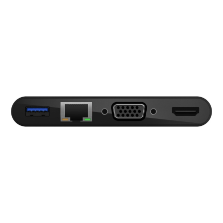 Belkin USB-C Multimedia Adapter (GBE - HDMI - VGA - USB-A) - Black [6]