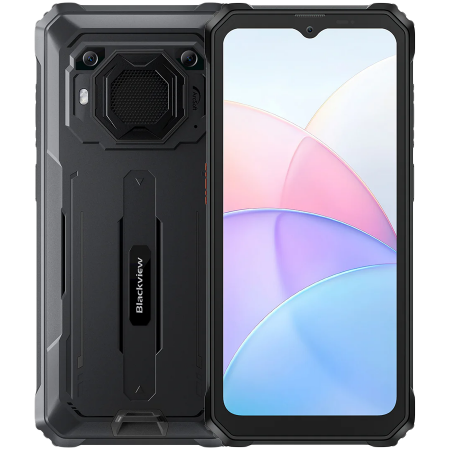 Telefoane - Blackview BV6200Pro 6.56" HD+ Helip P35 (Octacore 2.3Ghz) 6GB+128GB DS TF Card (1Tb Max) CAM 8+13+0.3MP 13000mAh IP68&IPK69 MIL-SPEC 810H 18W Reverse Charging Android 13 Black