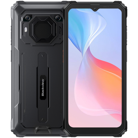 Telefoane - Blackview BV6200Pro 6.56" HD+ Helip P35 (Octacore 2.3Ghz) 6GB+128GB DS TF Card (1Tb Max) CAM 8+13+0.3MP 13000mAh IP68&IPK69 MIL-SPEC 810H No Charging Android 14 Black