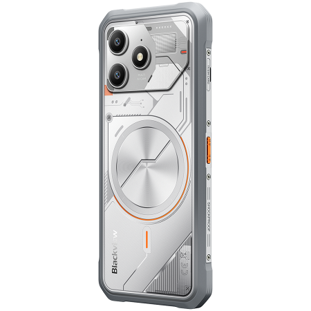 Blackview FORT100 LTE 6.56-inch HD+ 1612x720 90Hz 8+128GB MT Helio G81 Octa-Core 2.0GHz 13MP Front 16MP Rear NFC MIL-STD-810H 5000mAh Fingerprint Android 16 Lunar White [6]