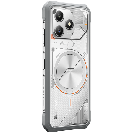 Blackview FORT100 LTE 6.56-inch HD+ 1612x720 90Hz 8+128GB MT Helio G81 Octa-Core 2.0GHz 13MP Front 16MP Rear NFC MIL-STD-810H 5000mAh Fingerprint Android 16 Lunar White [7]