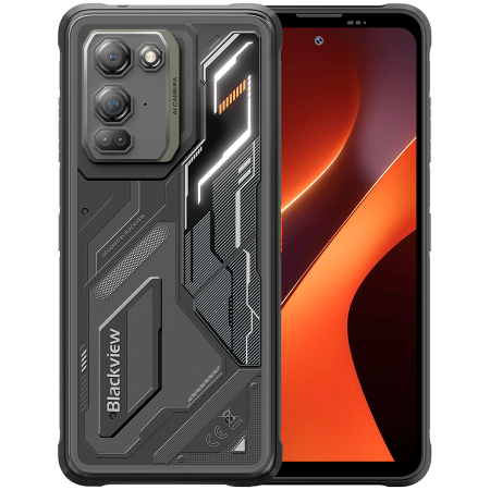 Telefoane - Blackview FORT200 LTE 6.78-inch FHD+ 2460x1080 120Hz 6+256GB MT Helio G100 Octa-Core 2.2GHz 50MP Front 108MP+13MP Rear NFC Night Vision cam+IR light MIL-STD-810H 5000mAh Wireless charging Fingerprint 