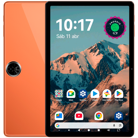 Laptop, Tablete & Telefoane - Blackview Link 5 WiFi SET 8GB/128GB 11-inch HD IPS 1280x800 60Hz A537 Octa-core 2.0GHz 8MP Front/5MP Back Camera Battery 8300 mAh WiFi6 Type-C Android 17 Sunset Orange