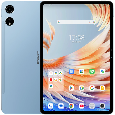 Laptop, Tablete & Telefoane - Blackview MEGA 3 LTE 12.1" FHD 2560x1600 90Hz 12GB+256GB MT Helio G100 Octa-core 2.2GHz Cam Sony AI 13MP/50MP 8800mAh 33W fast charger AI Android 15 Skyline Blue