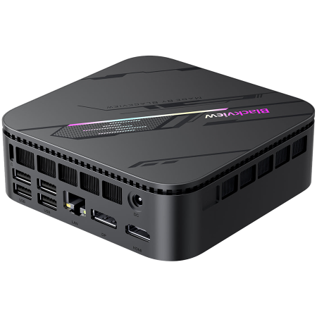 Blackview miniPC MP100 Pro i5-12450H up to 4,4HGz 16/512 WiFi 6 BT 5.2 LAN RJ45 USB 3.1Gen1x4 USB 3.1Gen2x2 TypeC PDx1 HDMI DP Windows 11Pro Grey [3]