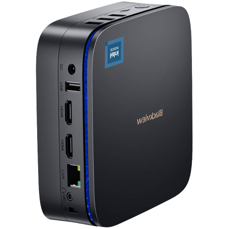 Blackview miniPC MP60 Intel N150 up to 3.6HGz 16/512 WiFi 5 BT 4.2 LAN RJ45 USB 3.0x2 USB 2.0x2 HDMIx2 Windows 11Pro Black [1]