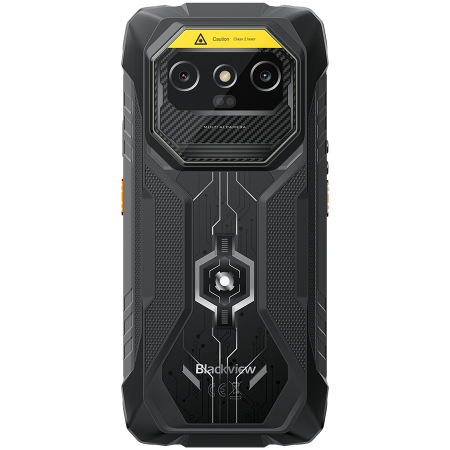 Blackview ROCK 1 Pro LTE 6.56-inch HD+ 1612x720 90Hz 8+256GB MT Helio G81 Octa-Core 2.0GHz 13MP Front 16+20MP Rear BARCODE SCANER NFC MIL-STD-810H 15000mAh Fingerprint Android 16 Black [6]