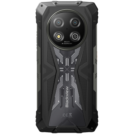 Blackview ROCK 2 5G 6.67-inch HD+ 1640x720 120Hz 12+256GB Unosoc T8100 Octa-Core 2.2GHz 13MP Front 16MP Rear NFC FG MIL-STD-810H 15000mAh Fingerprint Android 16 Black [4]