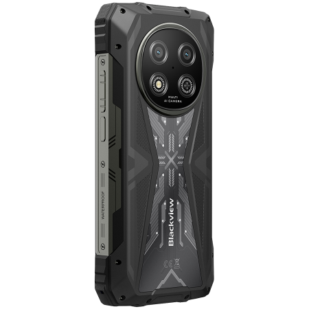 Blackview ROCK 2 5G 6.67-inch HD+ 1640x720 120Hz 12+256GB Unosoc T8100 Octa-Core 2.2GHz 13MP Front 16MP Rear NFC FG MIL-STD-810H 15000mAh Fingerprint Android 16 Black [6]