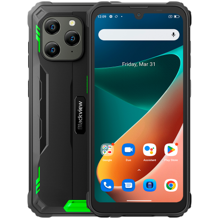 Telefoane - Blackview Rugged BV5300 PRO LTE 6.10" HD+IPS 720x1560 MT6765 Octa-core 2.3GHz 4GB/64GB Front 8MP Rear 13MP NFC 6580mAh NO Charger Android 14 Green