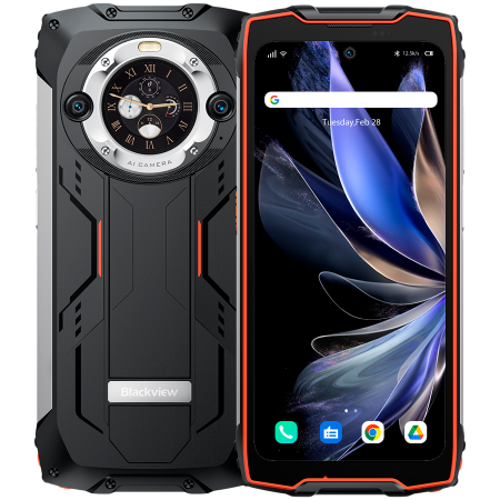 Telefoane - Blackview Rugged BV9300Pro LTE 6.7" FHD+IPS 1080x2388 120Hz Corning 5 12GB+256GB MT6789V G99 Dual-display CAM Front 32MP Rear 64MP+8MP IP68/IP69K Waterproof NFC Fingerprint 15080mAh NO Charger Android