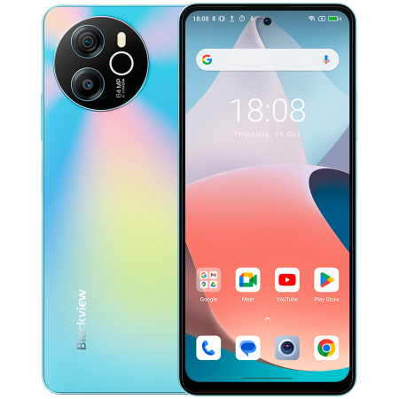 Blackview Shark 9 6.67-inch HD+IPS,720*1604 Resolution, 90Hz Refresh Rate,85% Screen-to-body Ratio, 8 GB RAM & 256GB ROM, LPDDR4X+ UFS2.2, DokeOS 4.0 Based on Android 14, 5000mAh; 18W Fast Charging, 4 [0]