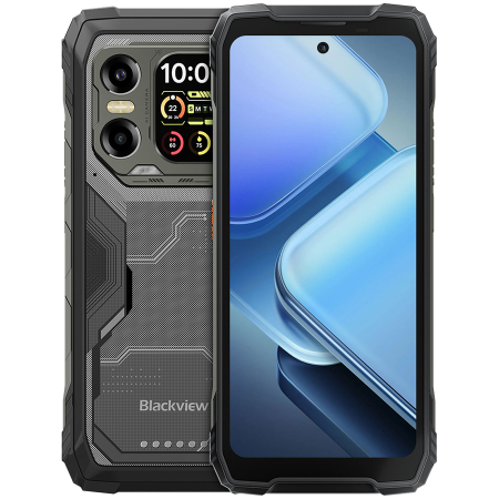Telefoane - Blackview XPLORE 1X Rugged Phone 5G 6.78 inch FHD 2460x1080 120Hz + 2.01 inch 296x240 12/256Gb MT 7050 Octa-Core 2.4GHz 50MP Front 108+20MP Rear Cam Night vision WiFi6 NFC 10000mAh MIL-STD-810H Androi