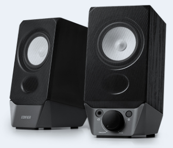 Sisteme PC & Periferice - BOXE EDIFIER 2.0, RMS:   4W (2 x 2W), bluetooth, volum, mufa casti, built-in placa sunet, USB power, black, "R19BT-BK" (include TV 1.5 lei)
