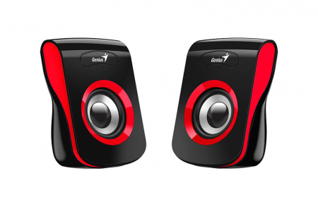 Sisteme PC & Periferice - BOXE GENIUS 2.0, RMS:  6W (2 x 3W), USB power, red, \\"SP-Q180\\" \\"31730026401\\" (include TV 0.75 lei)