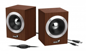 Boxe - BOXE GENIUS 2.0, RMS:  6W (2 x 3W), USB power, wood, "SP-HF280" "31730028400"(include timbru verde 0.5 lei)