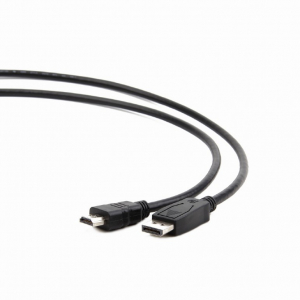 CABLU video GEMBIRD, adaptor DisplayPort (T) la HDMI (T), 5m, negru, "CC-DP-HDMI-5M" [0]