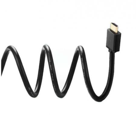 CABLU video Ugreen, "HD104" HDMI (T) la HDMI (T), rezolutie maxima 4K UHD (3840 x 2160) la 60 Hz, conectori auriti, 8m, negru "10178" (include TV 0.15 lei) - 6957303811786 [1]