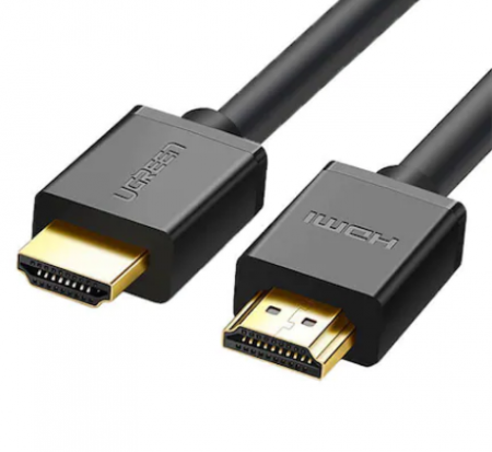 Cabluri - CABLU video Ugreen, "HD104" HDMI (T) la HDMI (T), rezolutie maxima 4K UHD (3840 x 2160) la 60 Hz, conectori auriti, 15m, negru "10111" (include TV 0.15 lei) - 6957303811113