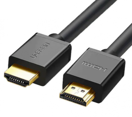 Cabluri - CABLU video Ugreen, \\"HD104\\" HDMI (T) la HDMI (T), rezolutie maxima 4K UHD (3840 x 2160) la 60 Hz, conectori auriti, 10m, negru \\"10110\\" (include TV 0.15 lei) - 6957303811106